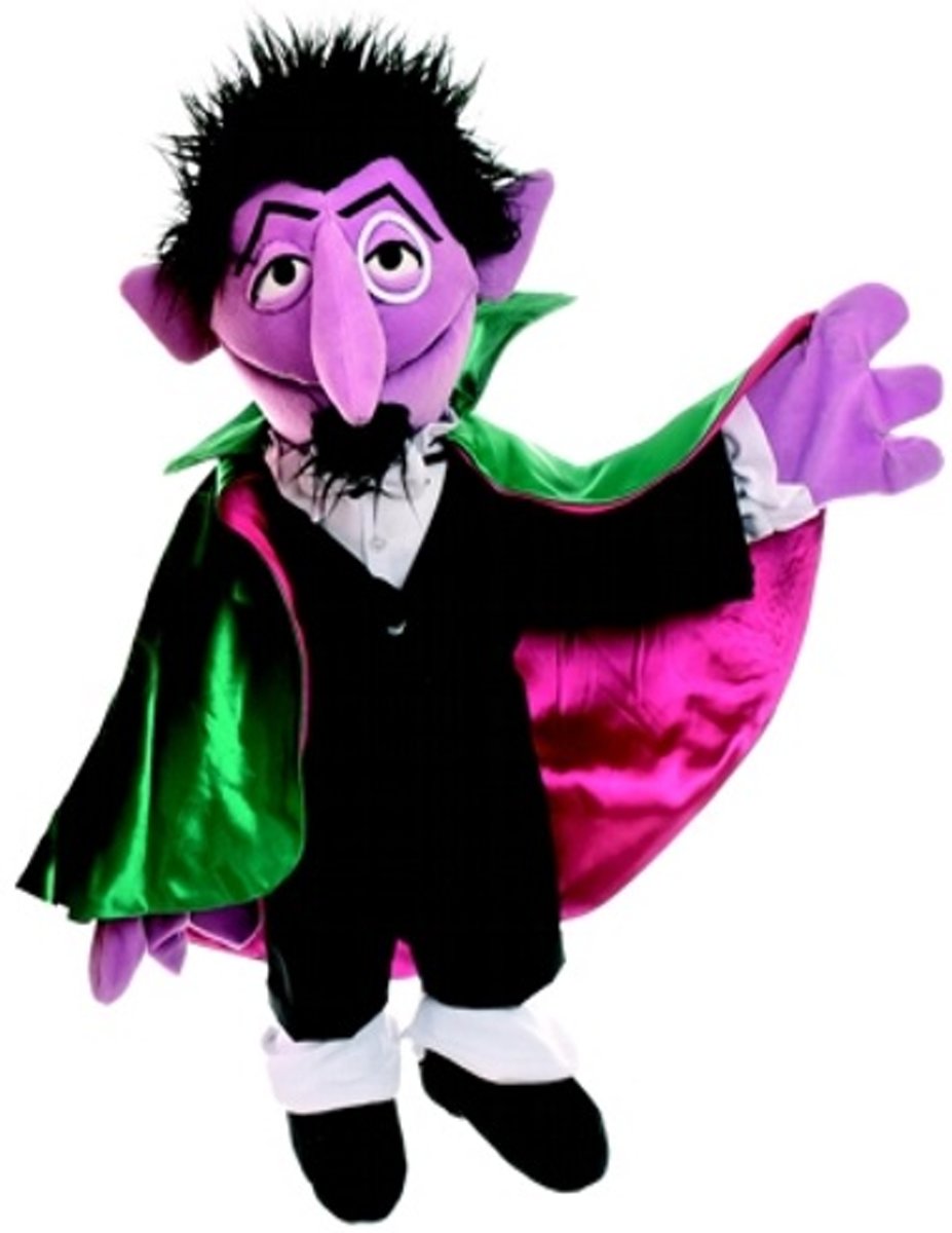   handpop Graaf Zahl vampier 65cm