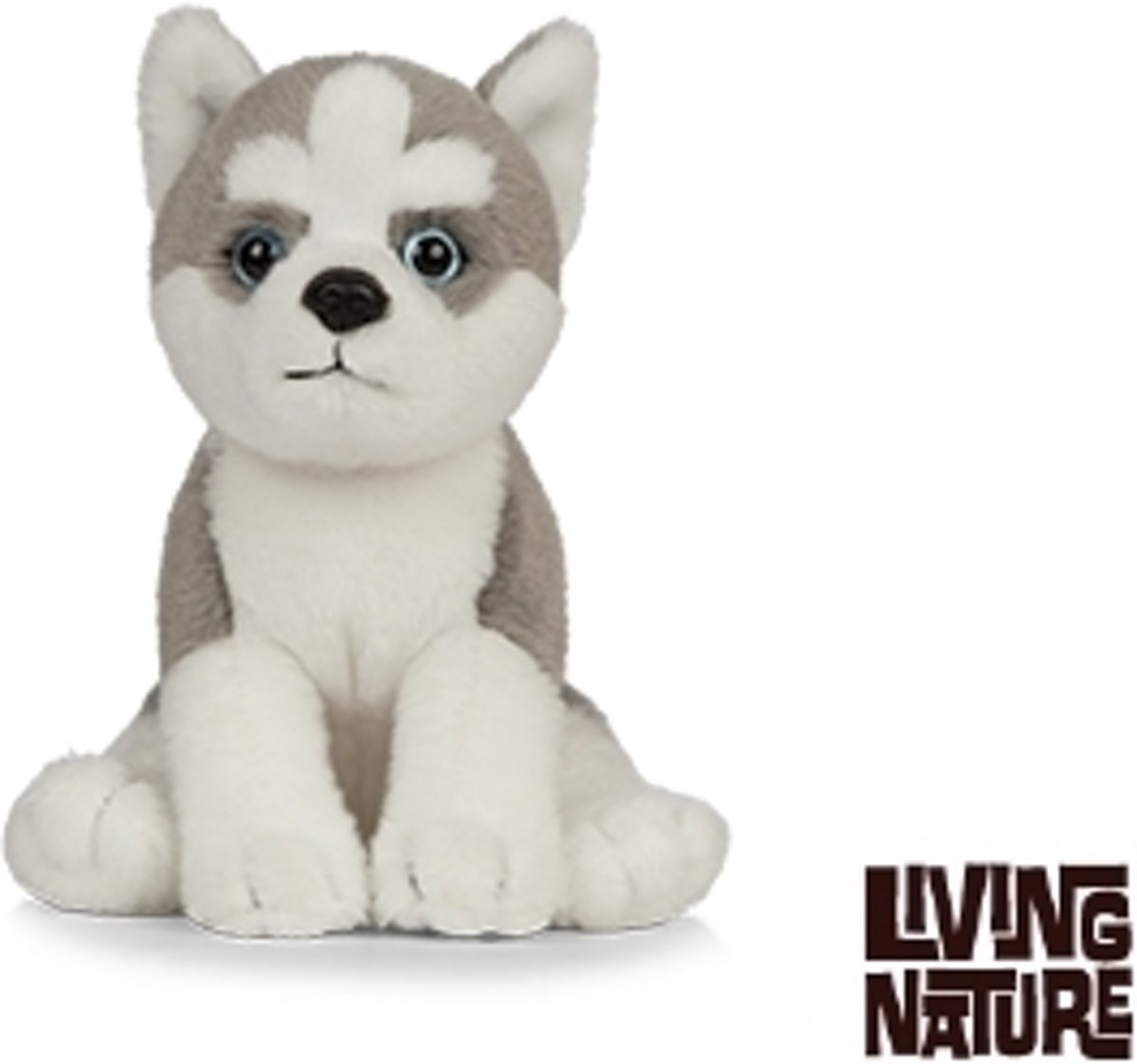 Knuffel Husky, 15 cm