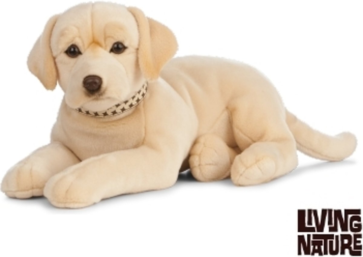 Knuffel Labrador Blond groot, 60 cm