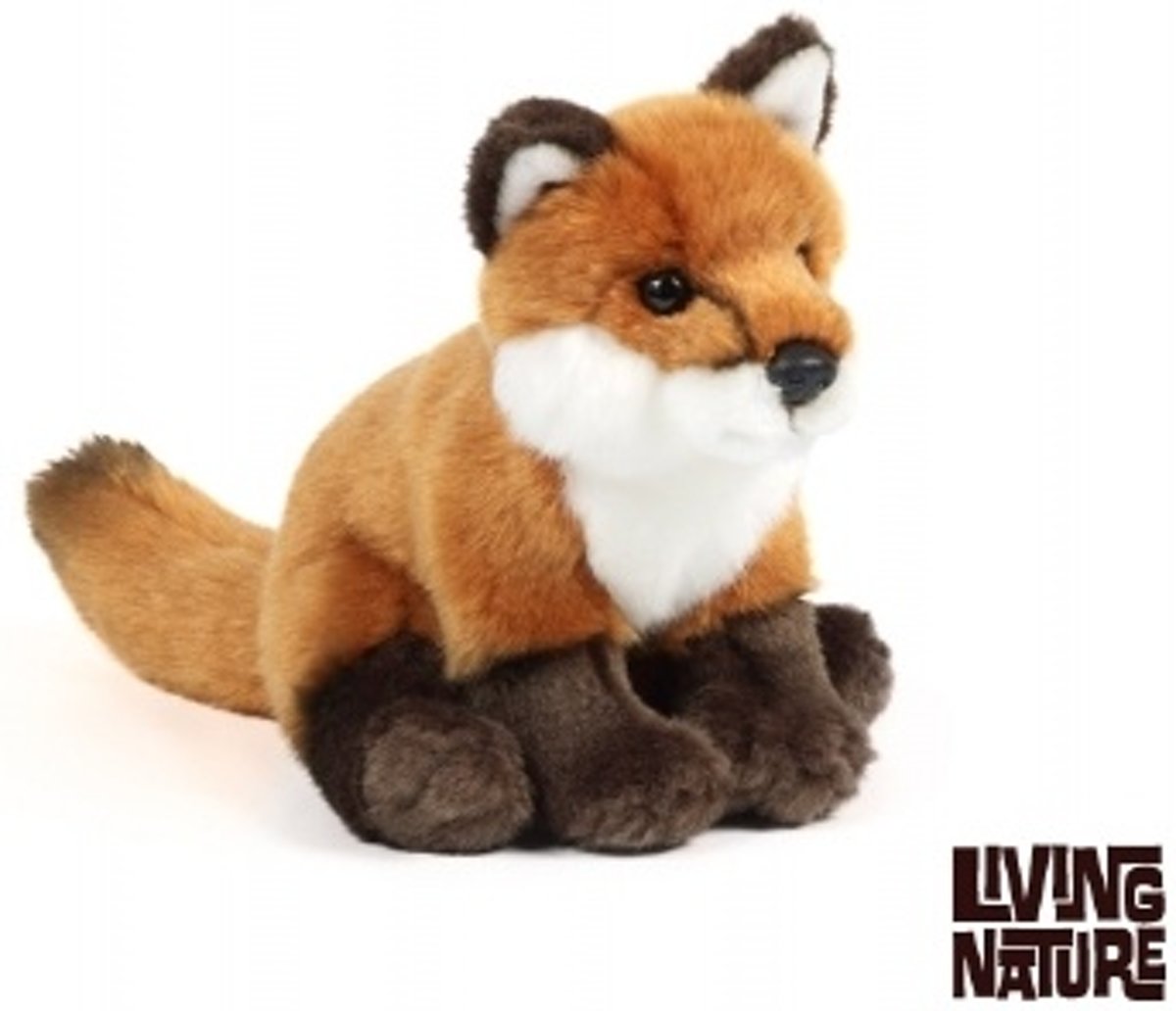 Vos Knuffel Zittend, Living Nature