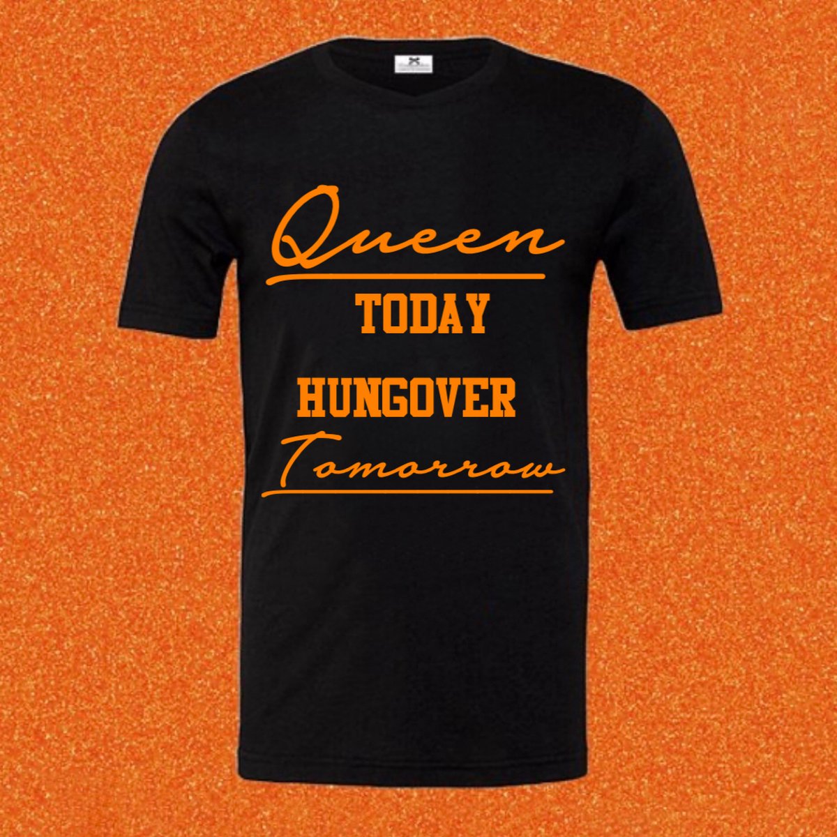 Oranje Koningsdag shirt-Oranje Kleding-WK Feestkleding today hungover tomorrow-Maat XXL