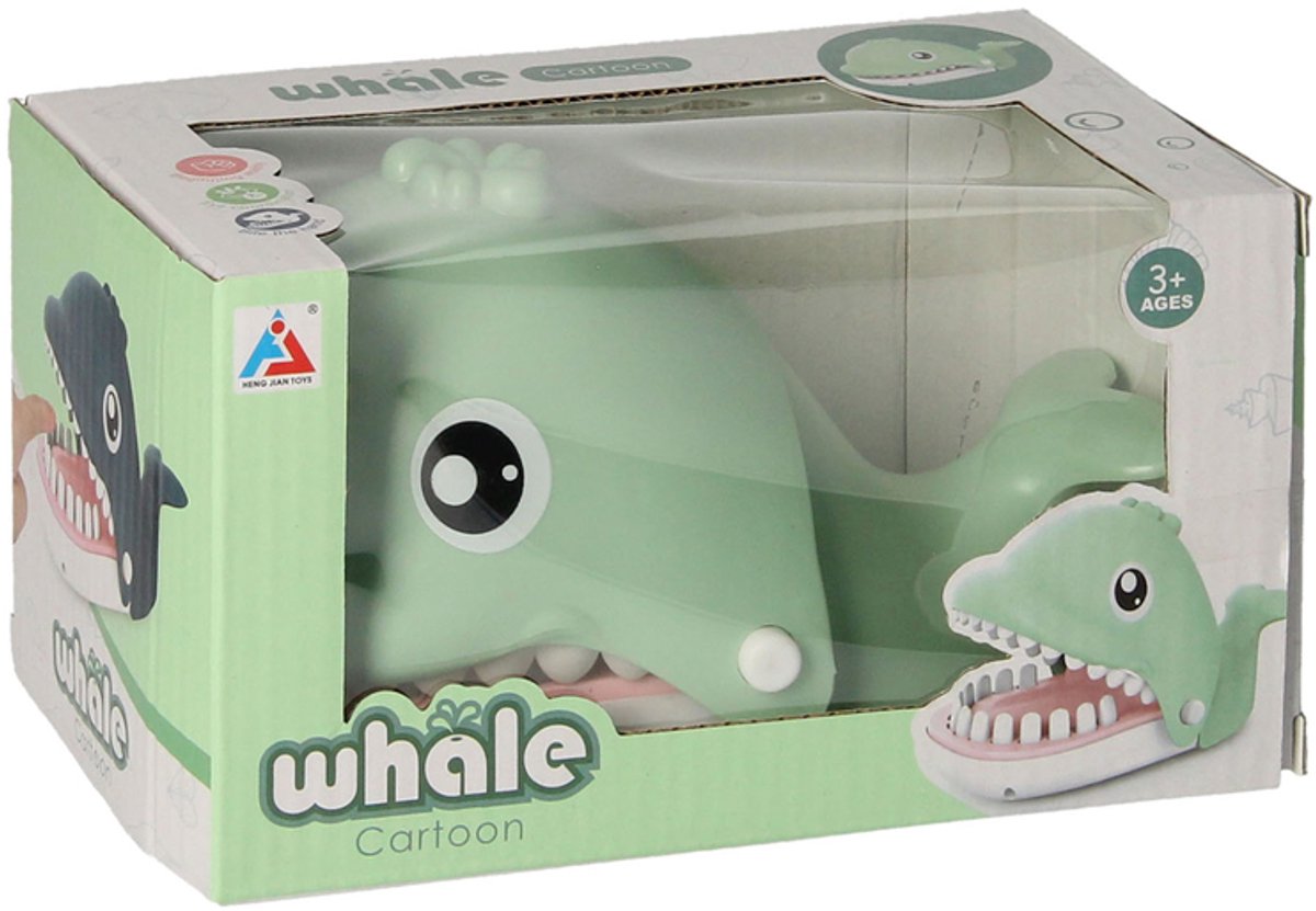 Bijtende Walvis Groen Spel