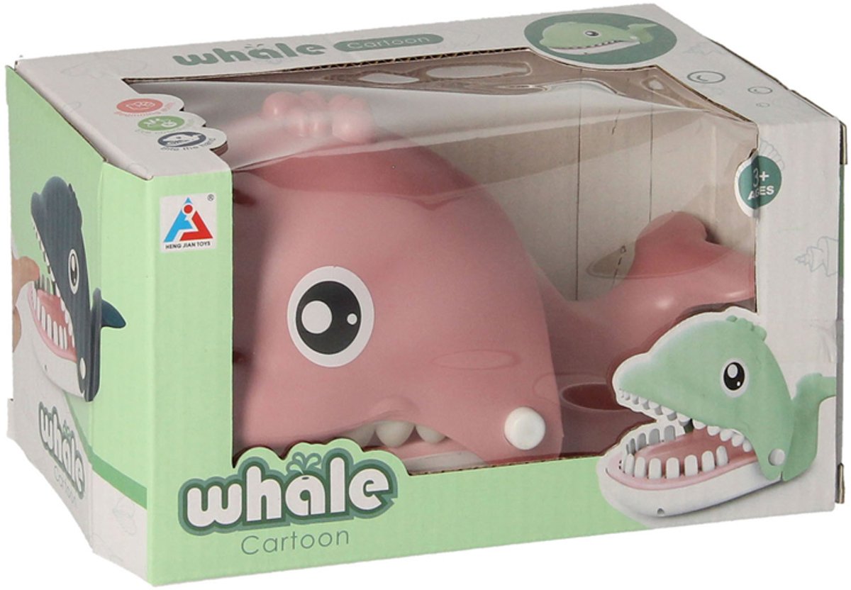 Bijtende Walvis Roze Spel