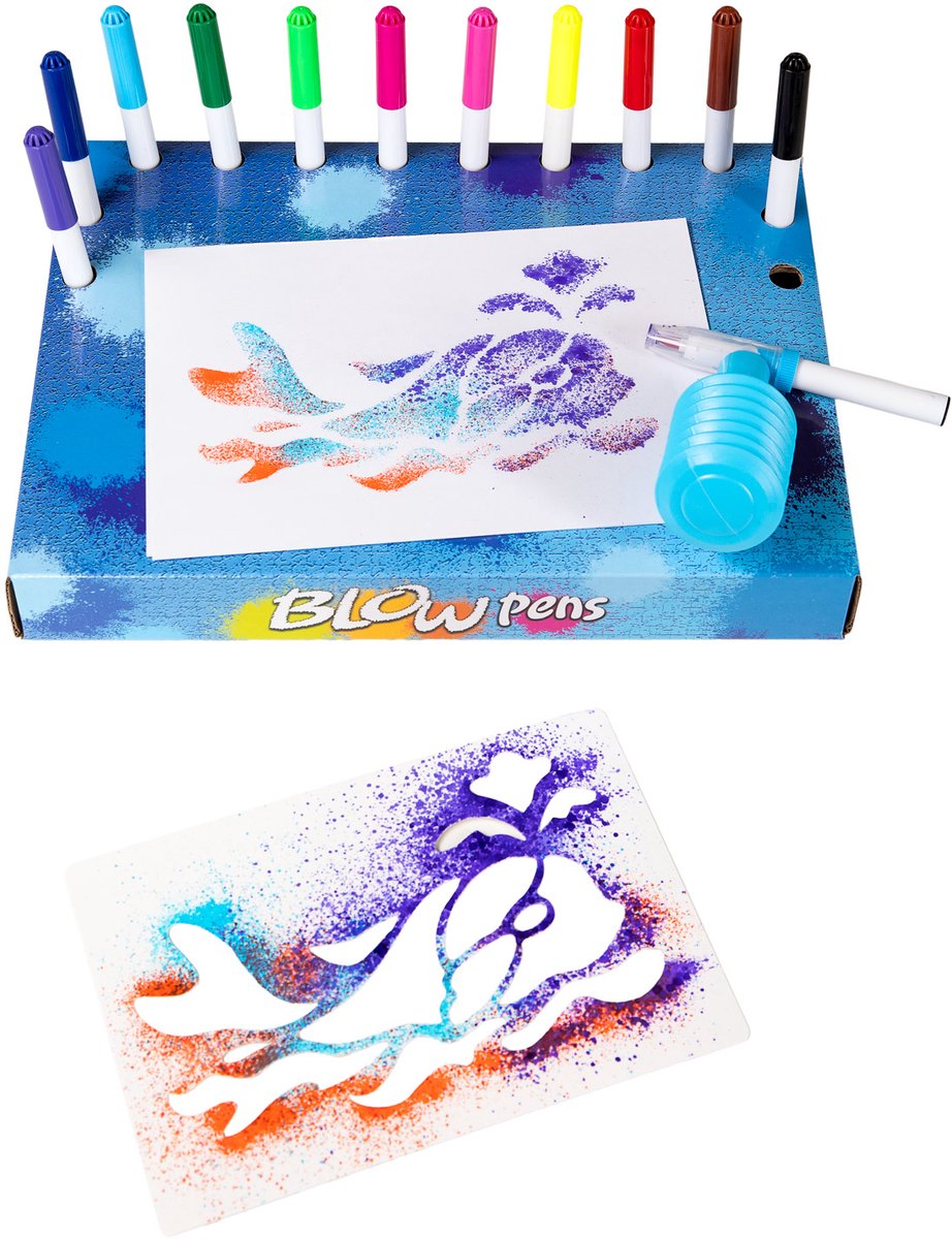 Blaaspennenset met Pompje Onderwaterwereld