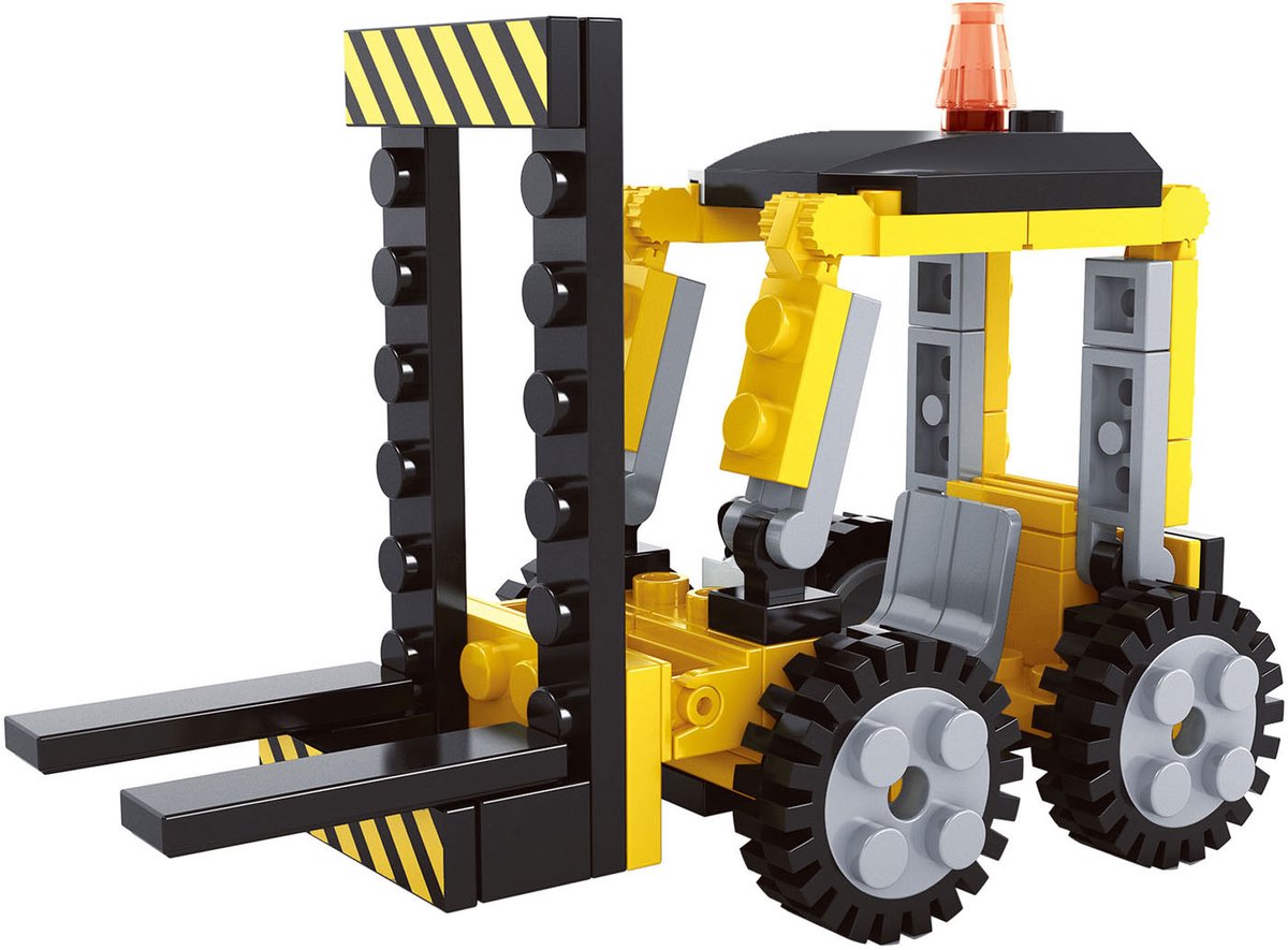 Bouwset Constructie Heftruck - 74dlg.