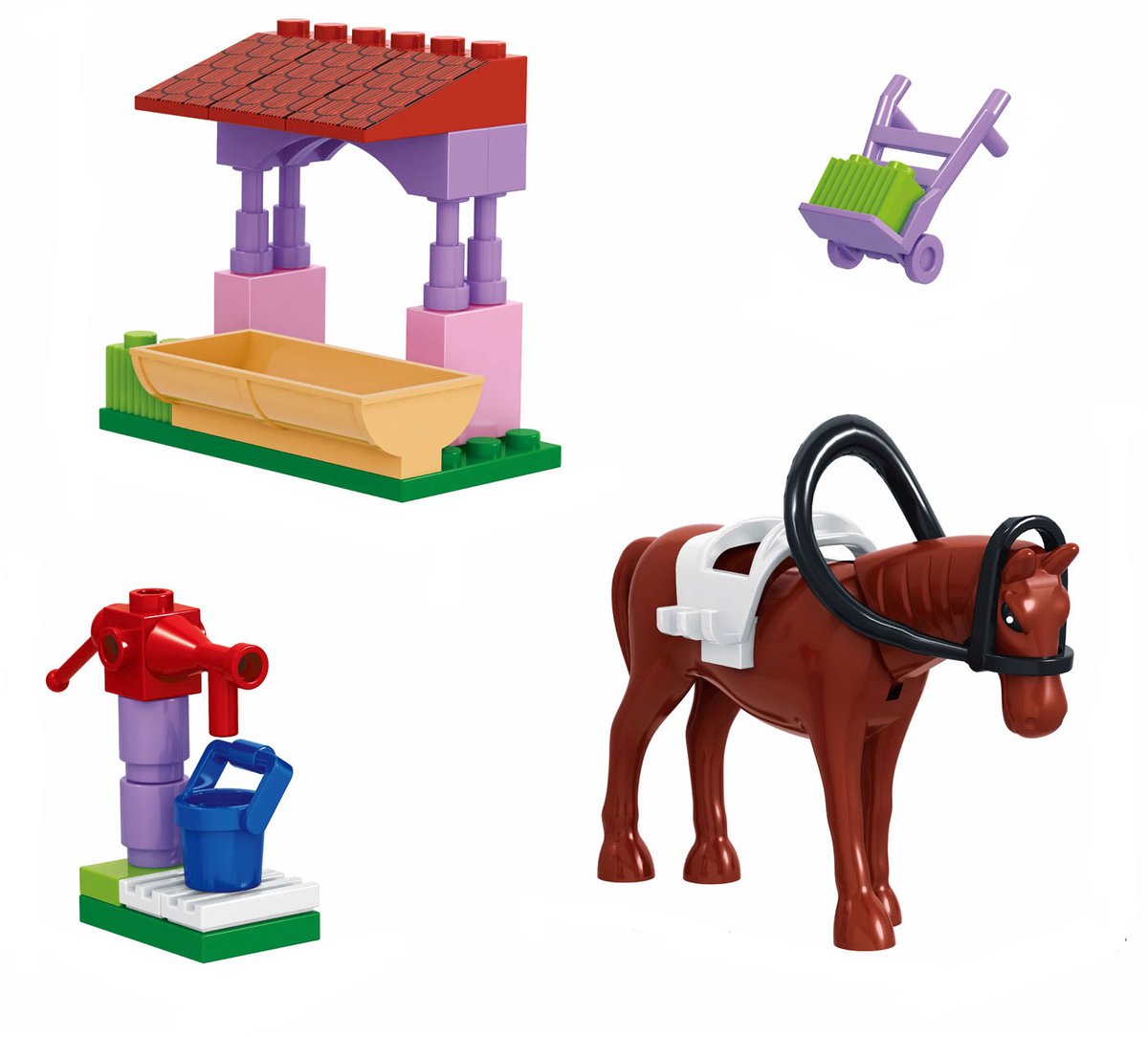 Bouwset Paarden Verzorging, 45dlg.