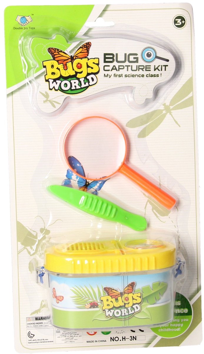 Bugs World Insecten Observatiepot en Vergrootglas