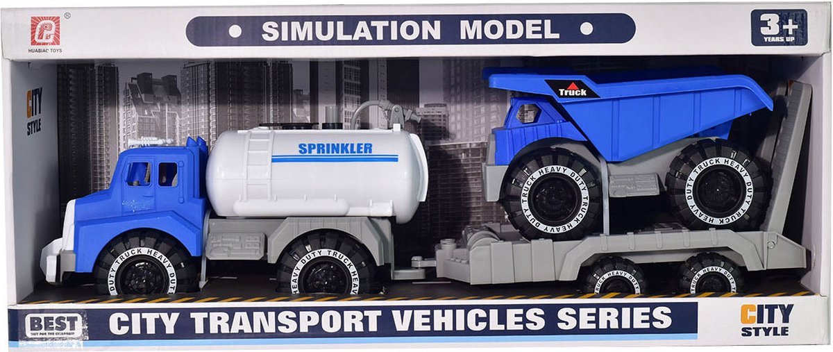 City Service Sproeiwagen met Kiepwagen