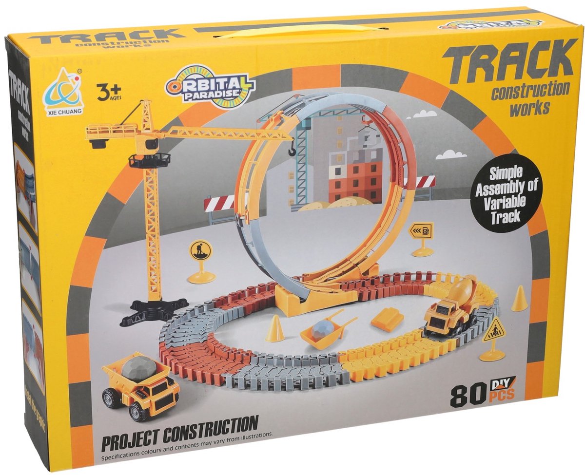 Constructie Track Bouwset - 80dlg