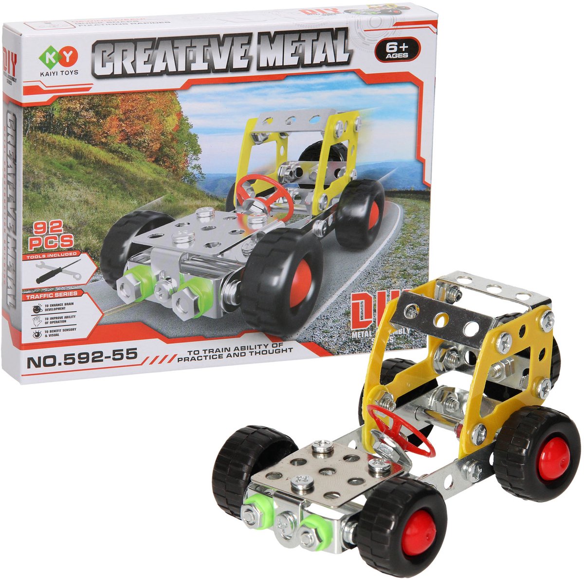 Constructieset Metaal Cruiser, 92dlg.