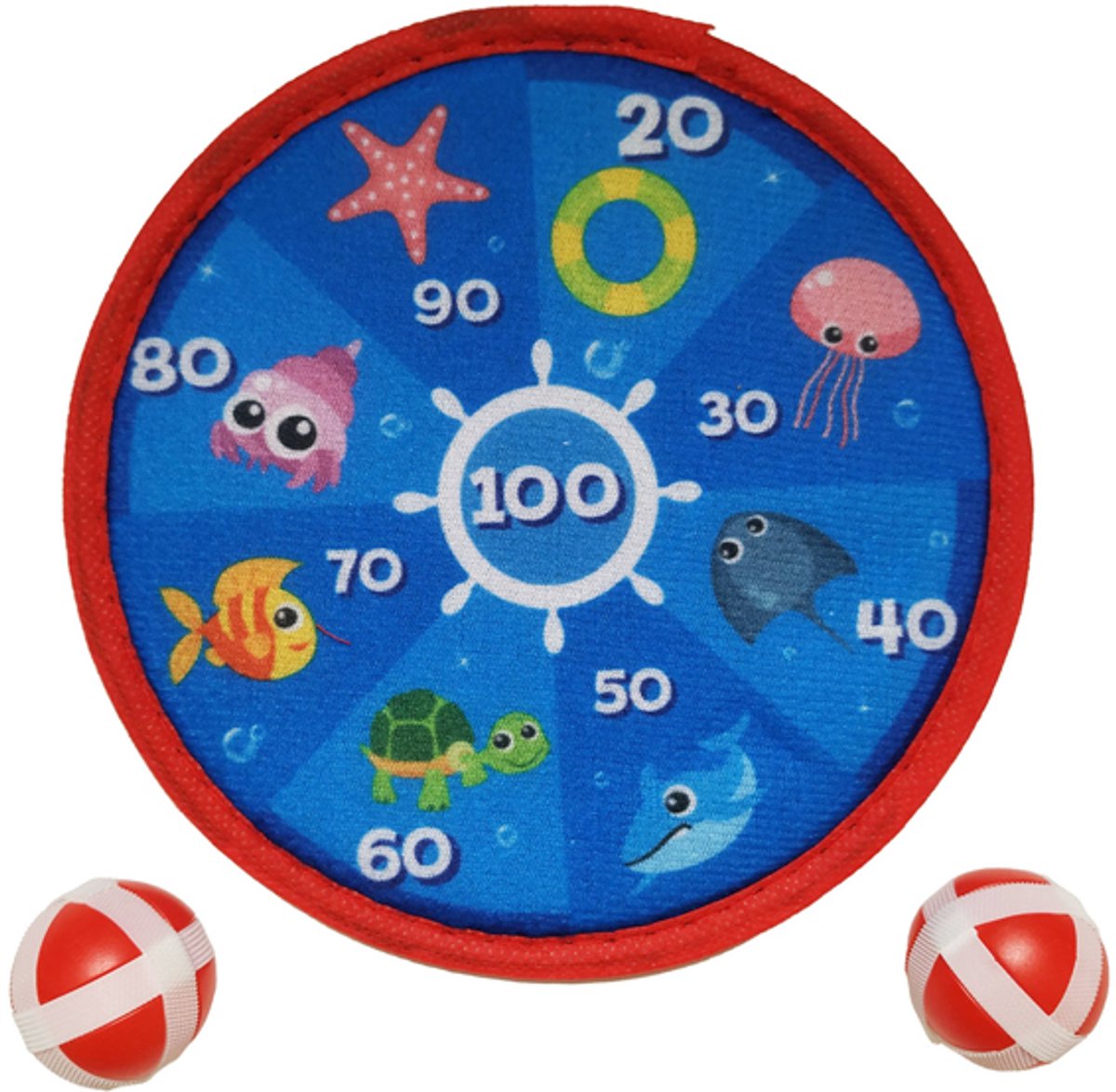 Dartbord Klitteband Klein Onderwaterwereld