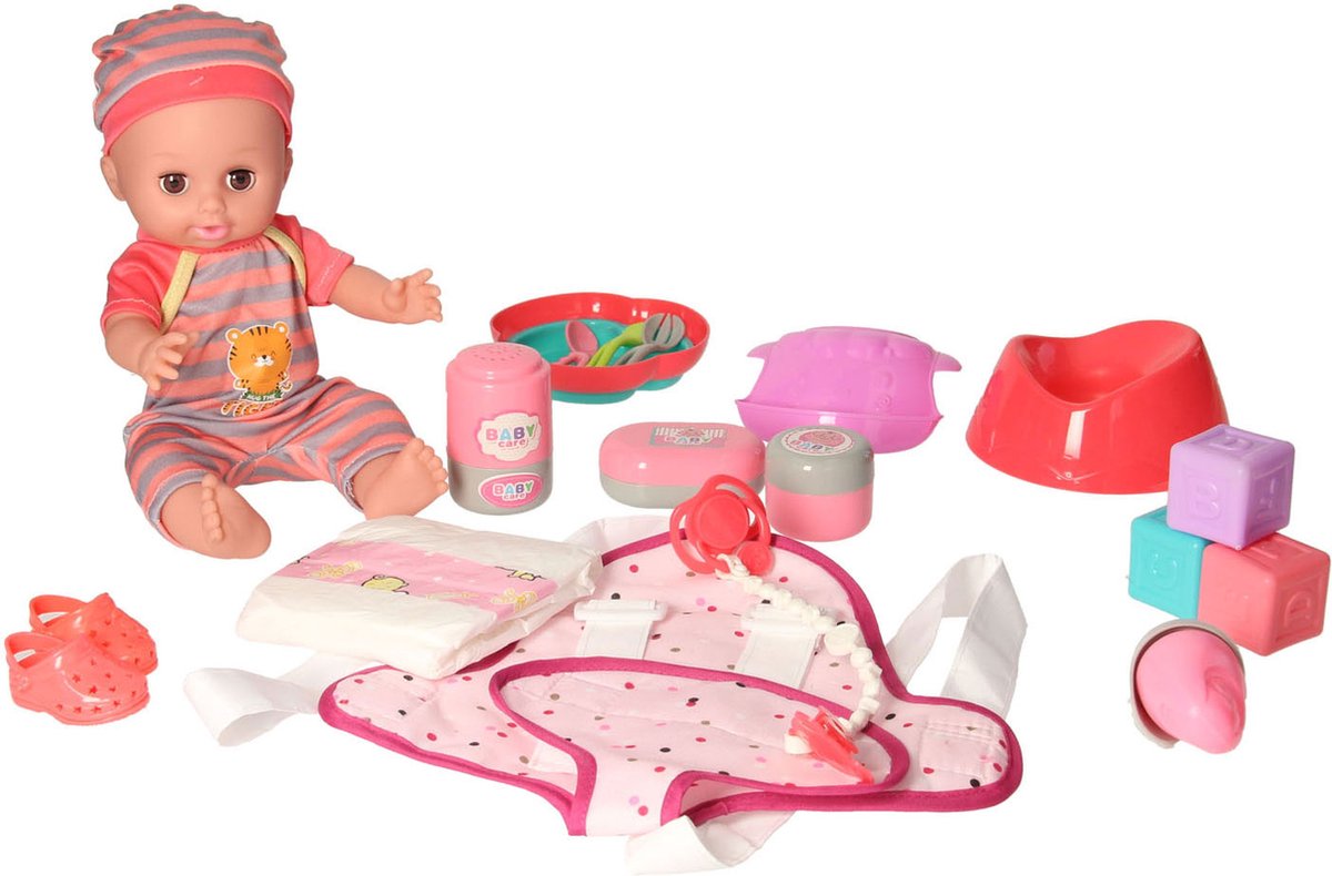 Deluxe Poppenset Buikdraagtas