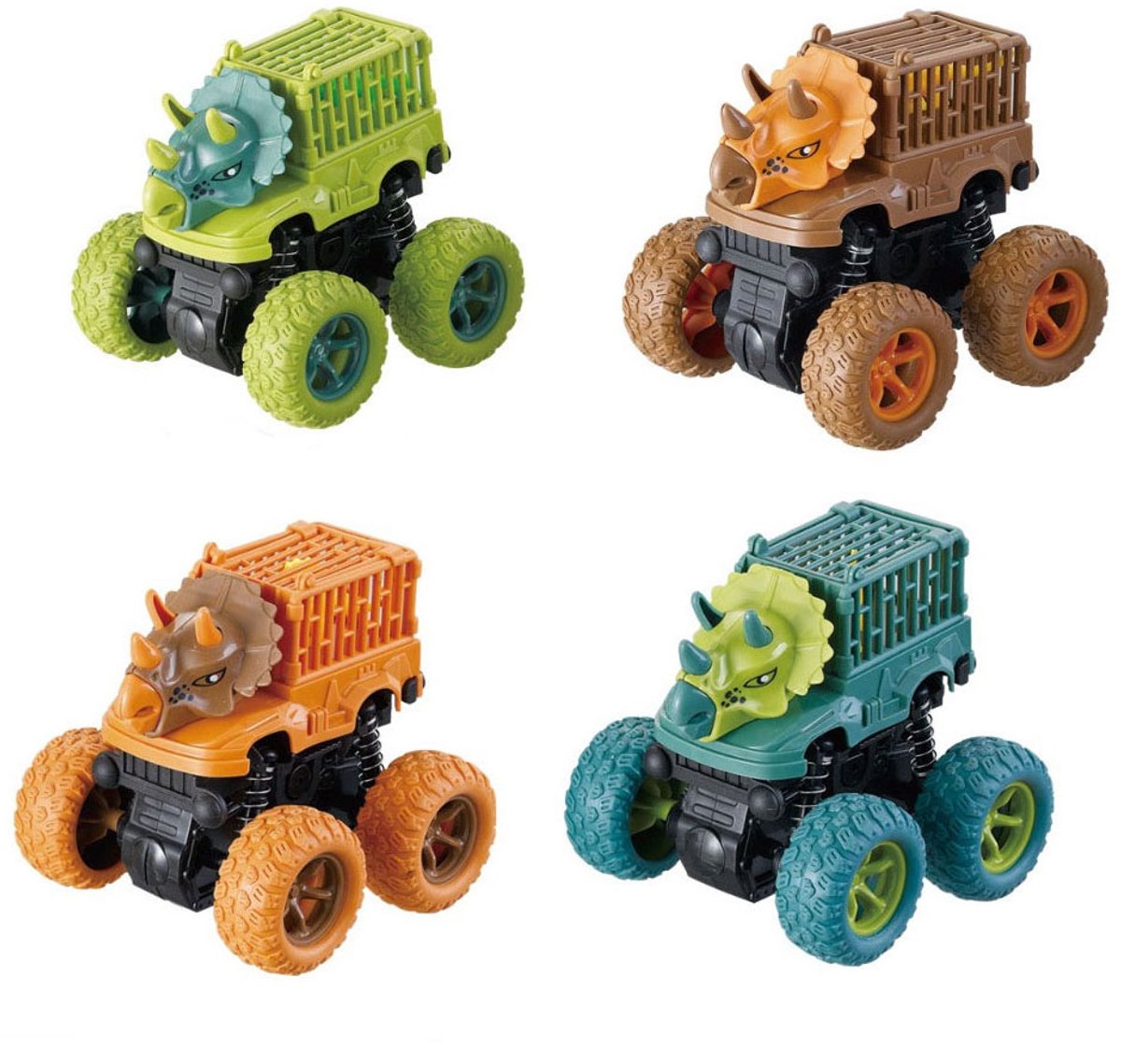 Dino Auto met Dino in een Kooi