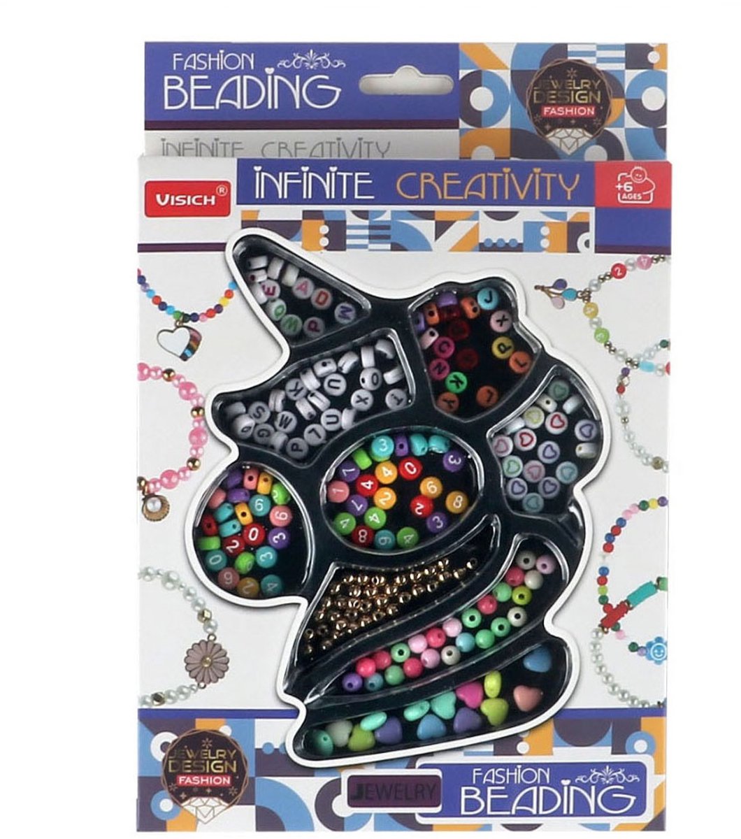 Fashion Kralenset Letters & Cijfers