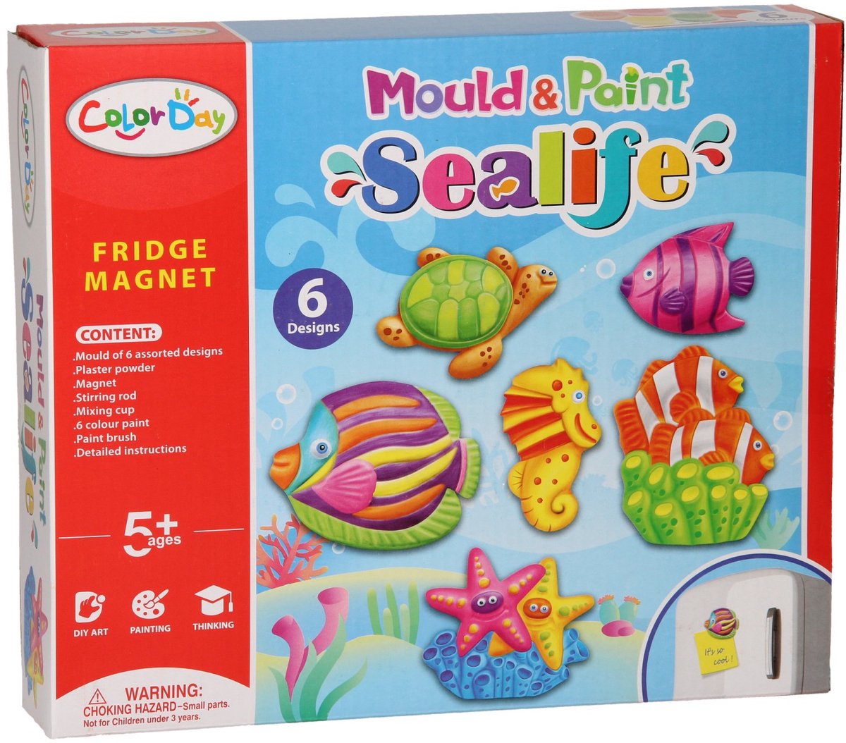 Gips Gieten Magneten - Onderwaterwereld