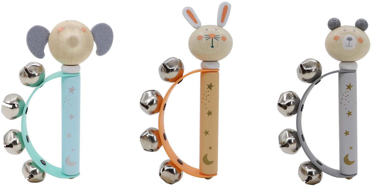 Houten Baby Rammelaar