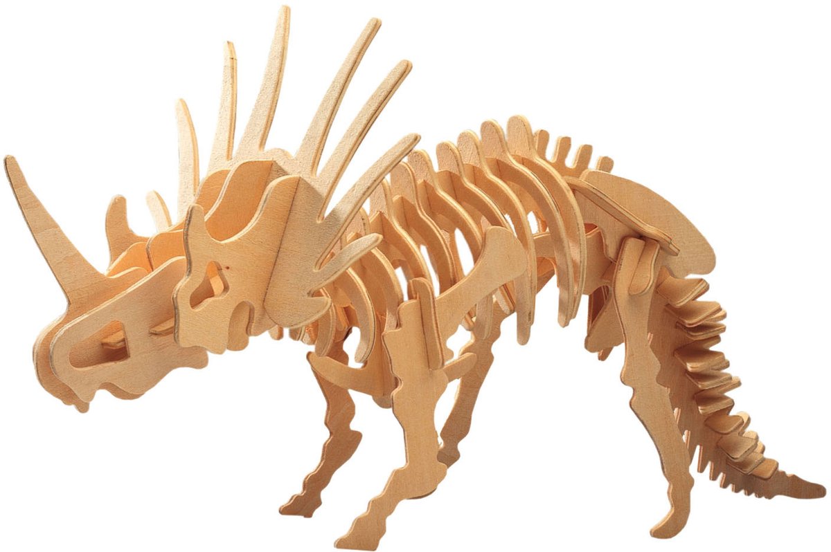 Houten Bouwpakket Styracosaurus