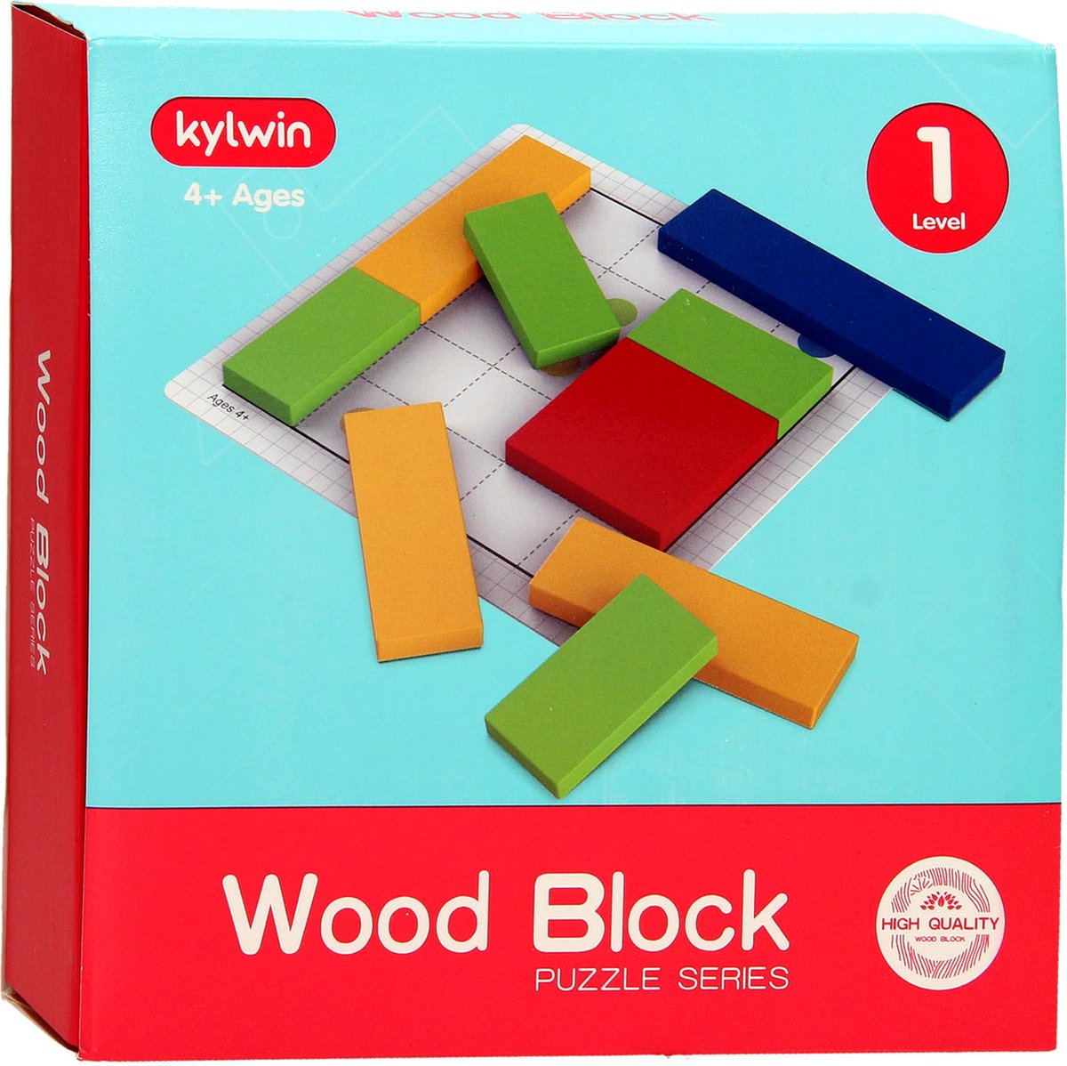 IQ Puzzel Hout, niveau 1