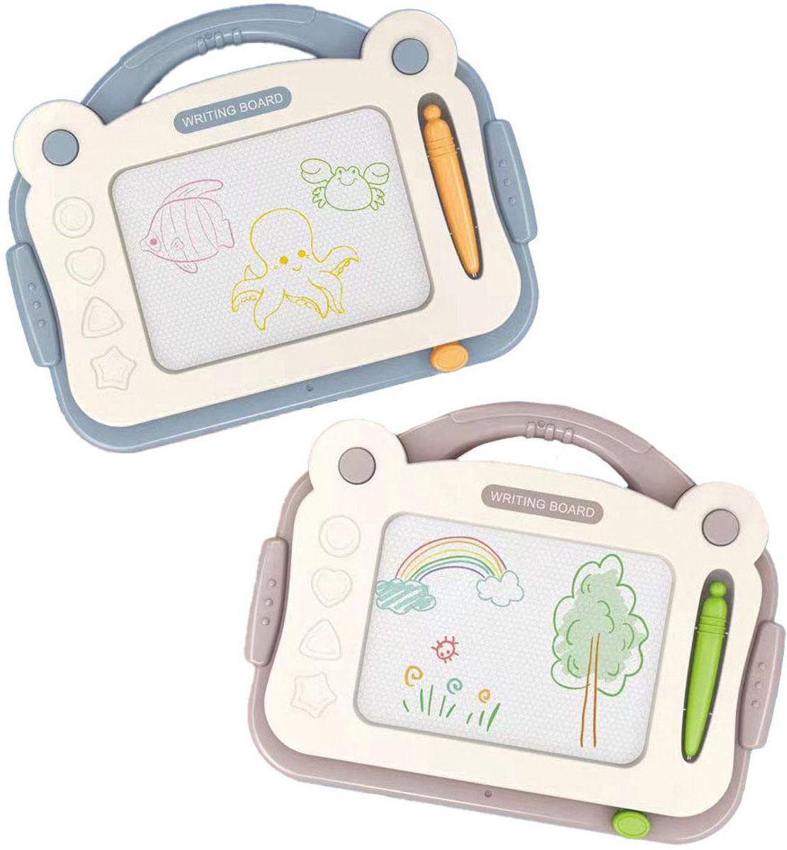 Magnetisch Tekenbord Multi kleuren Pastel