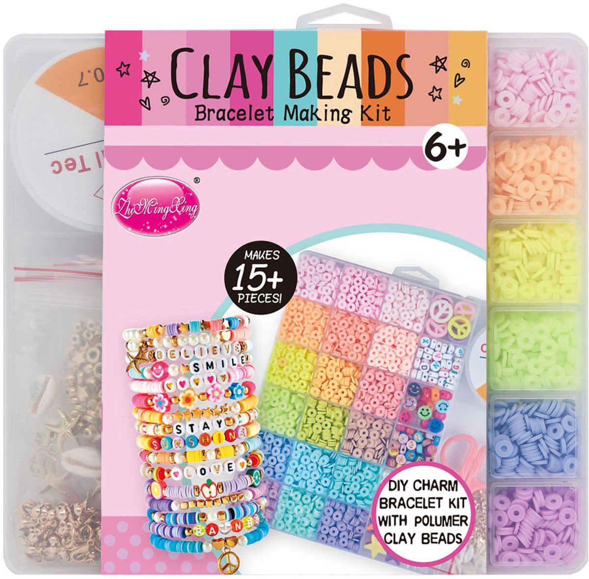 Polymeer Kralen Pasteltinten