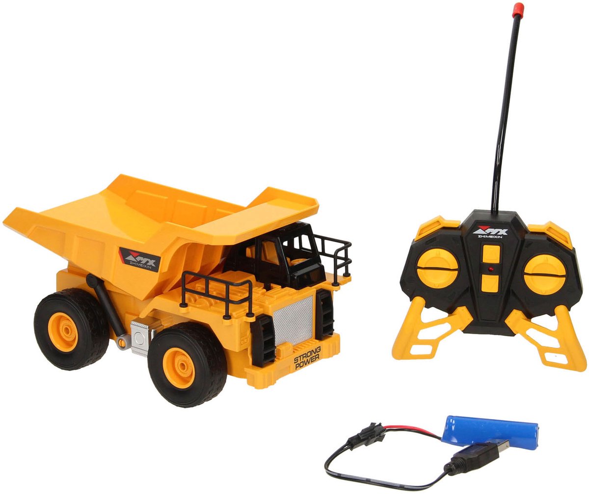 RC Bestuurbare Constructietruck met Kiepwagen