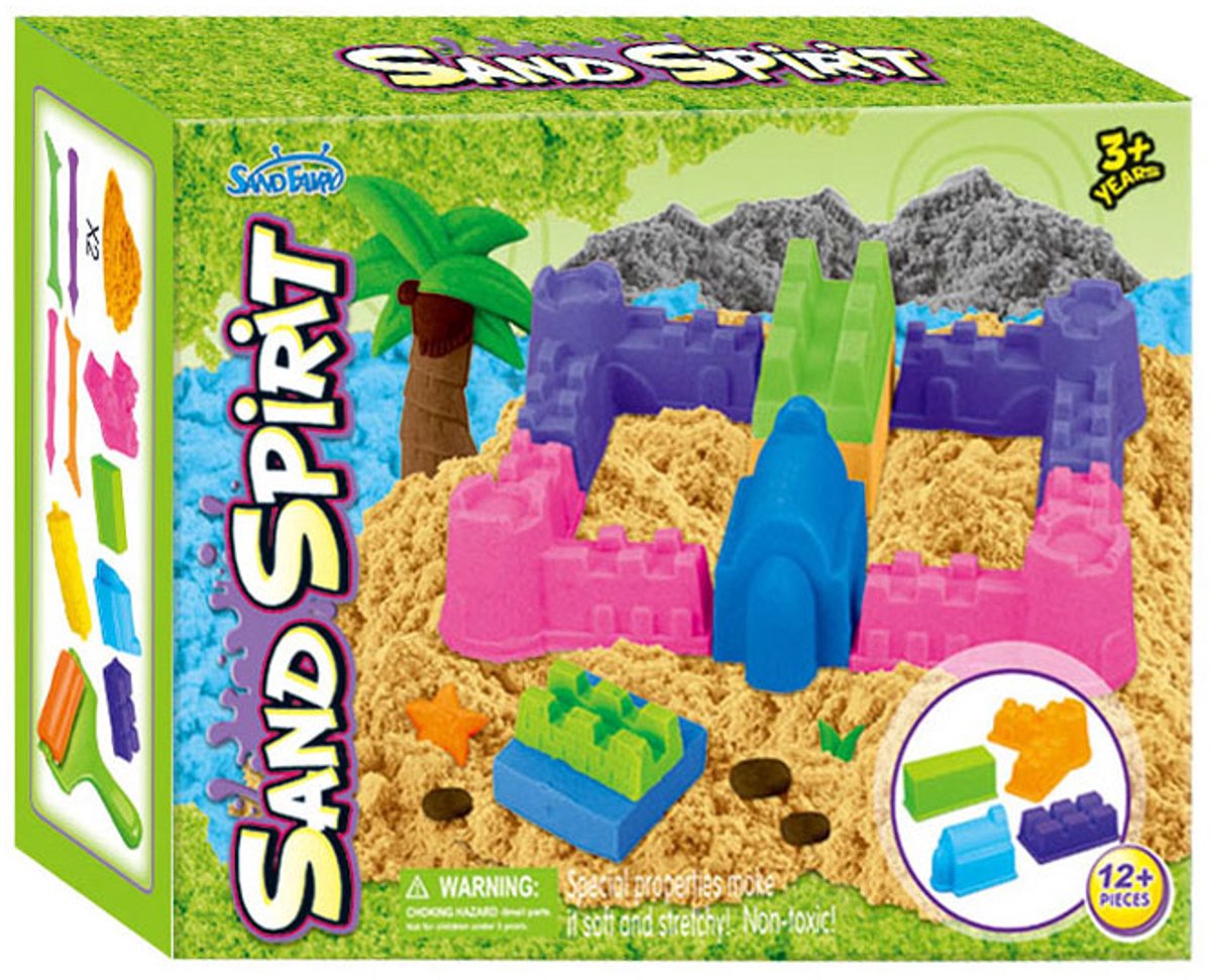 Speelzandset Kasteel, 2x300gr