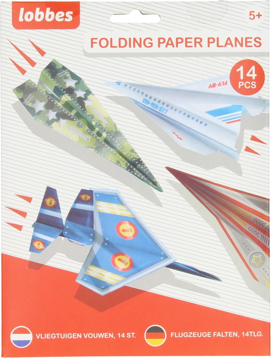 Lobbes Vliegtuigjes Vouwen, 14dlg.
