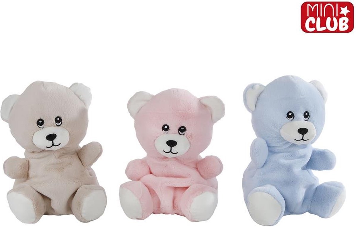 Mini Club Knuffel Beer Pluche - Beige, 20cm.