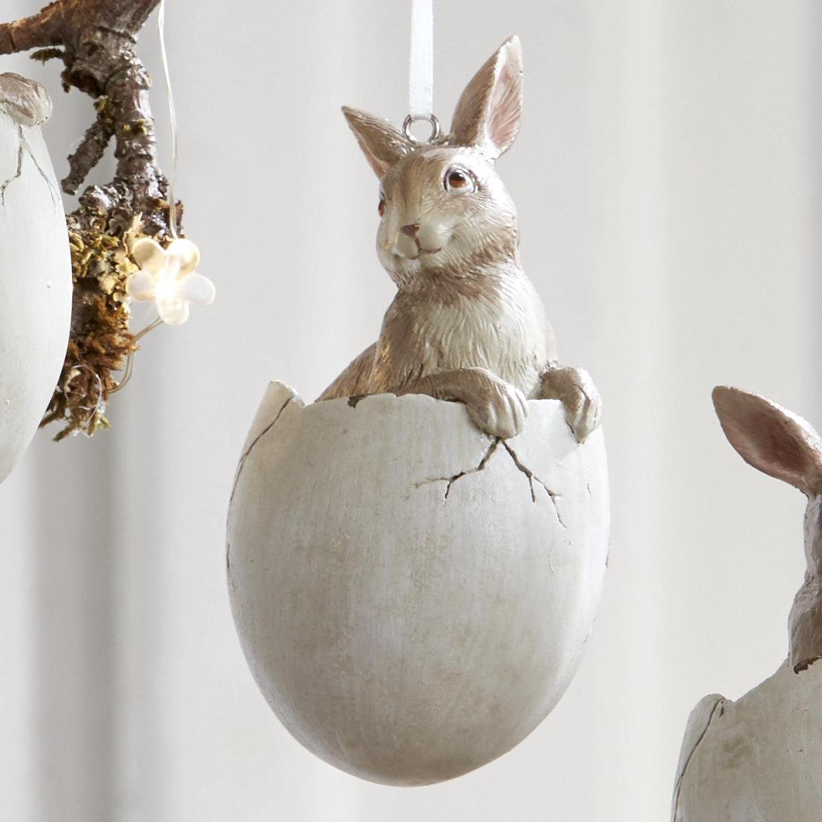 LOBERON Hanger set van 3 Marlin antiekwit