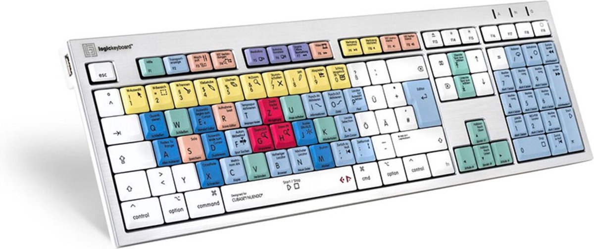LogicKeyboard Cubase/Nuendo ALBA DE (Mac) Cubase/Nuendo Tastatur deutsch - Apple accessoire