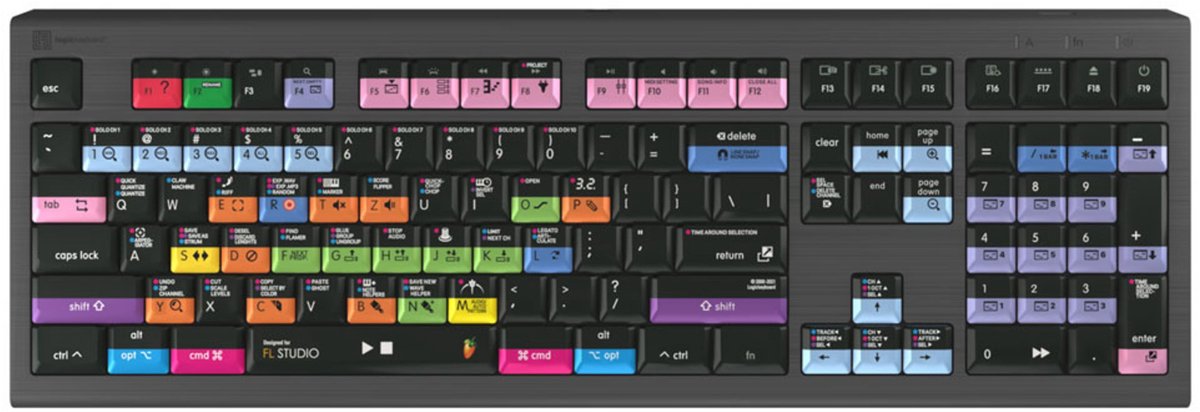 LogicKeyboard FL Studio 20 Astra 2 DE (Mac) - Apple accessoire