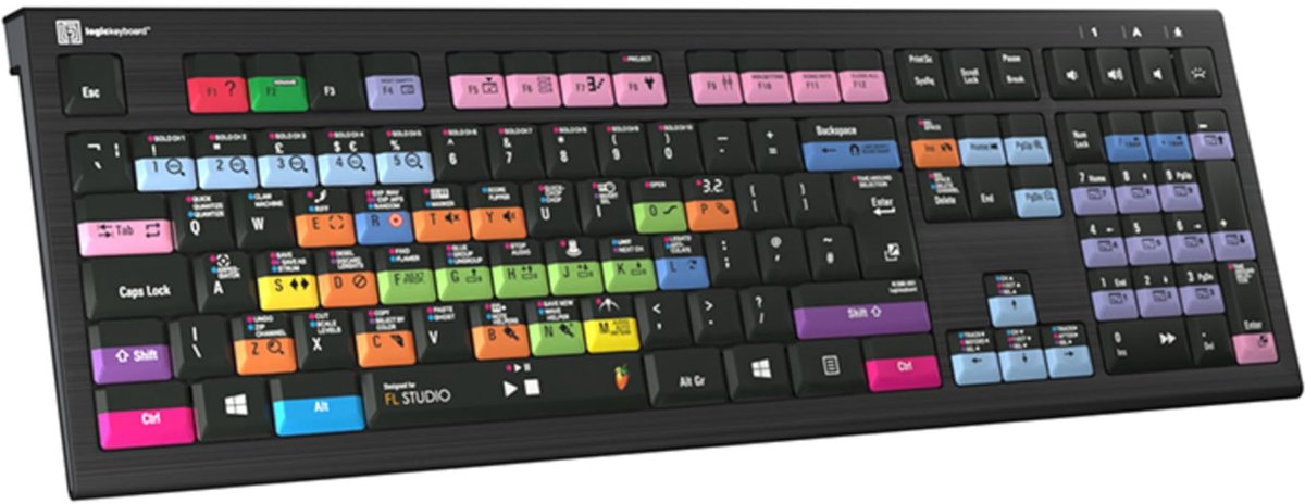 LogicKeyboard FL Studio Astra 2 UK (PC) FL Studio Tastatur english - Apple accessoire