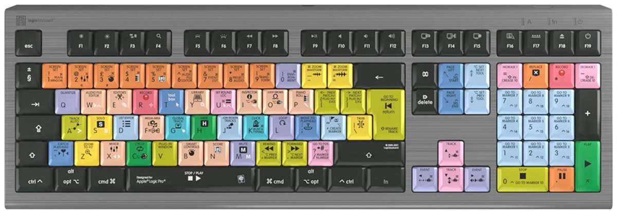 LogicKeyboard Logic Pro X Astra 2 UK (Mac) Logic Pro X Tastatur english - Apple accessoire