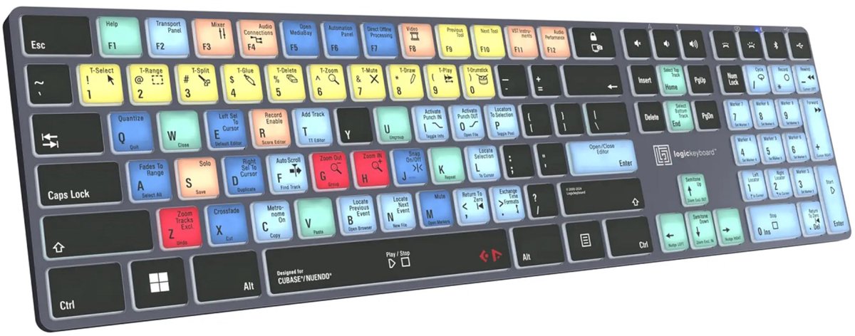 LogicKeyboard Steinberg Cubase/Nuendo Titan UK WIN - Apple accessoire