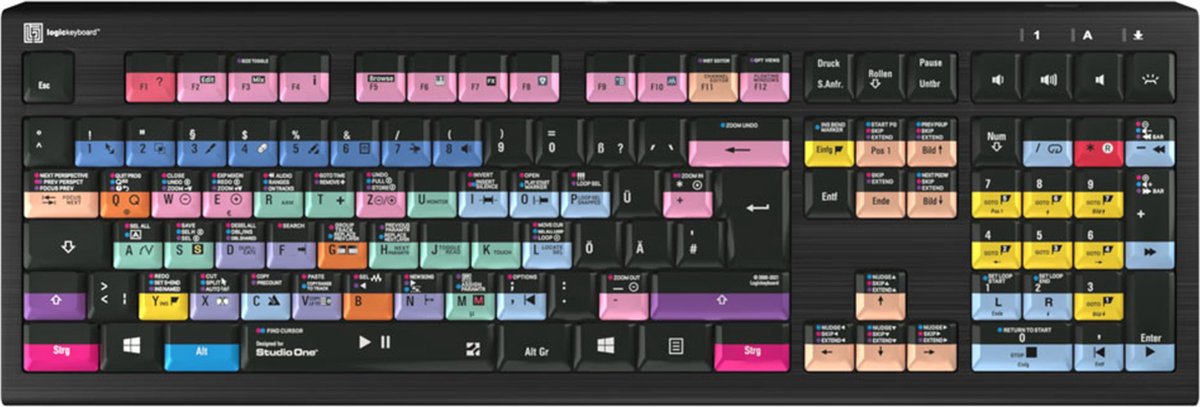 LogicKeyboard Studio One PC Astra2 DE (PC) Studio One Tastatur deutsch - Apple accessoire