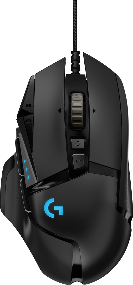 Logitech G502 Hero muis USB Optisch 16000 DPI Rechtshandig