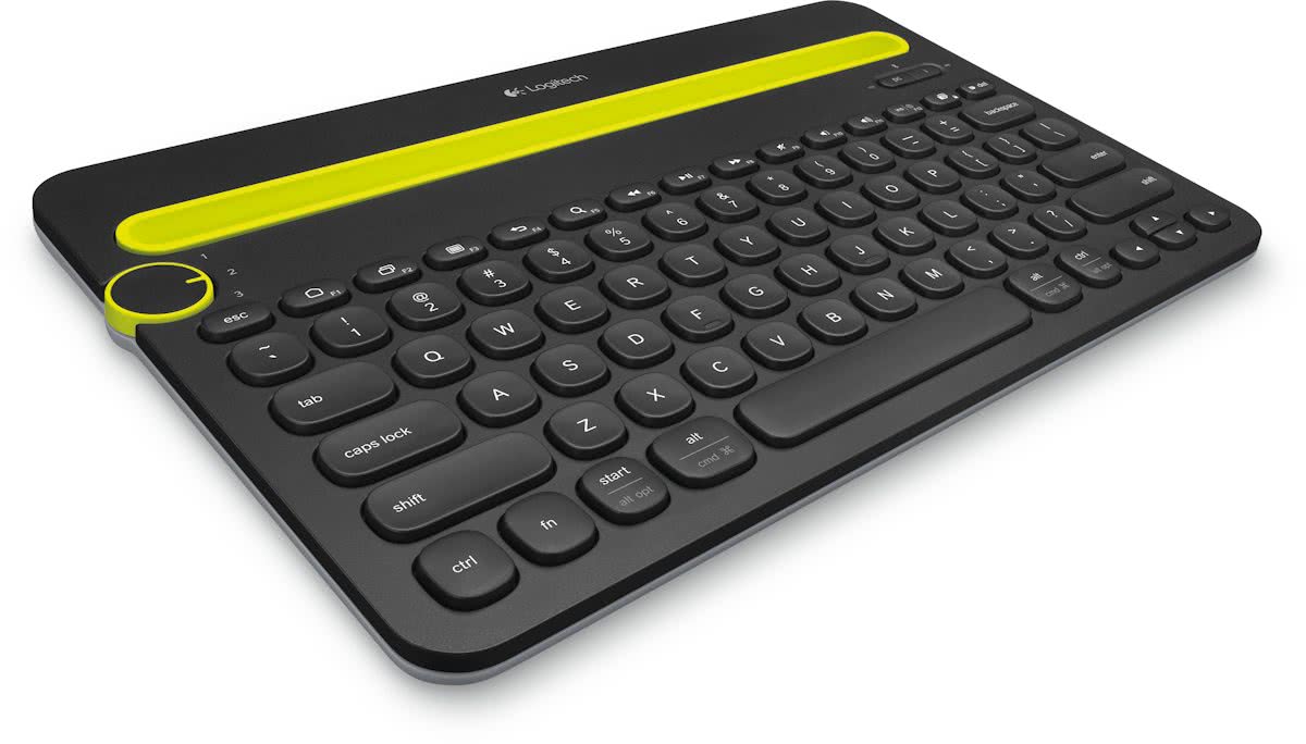 Logitech K480 - Draadloos Bluetooth Toetsenbord - Qwerty - Zwart