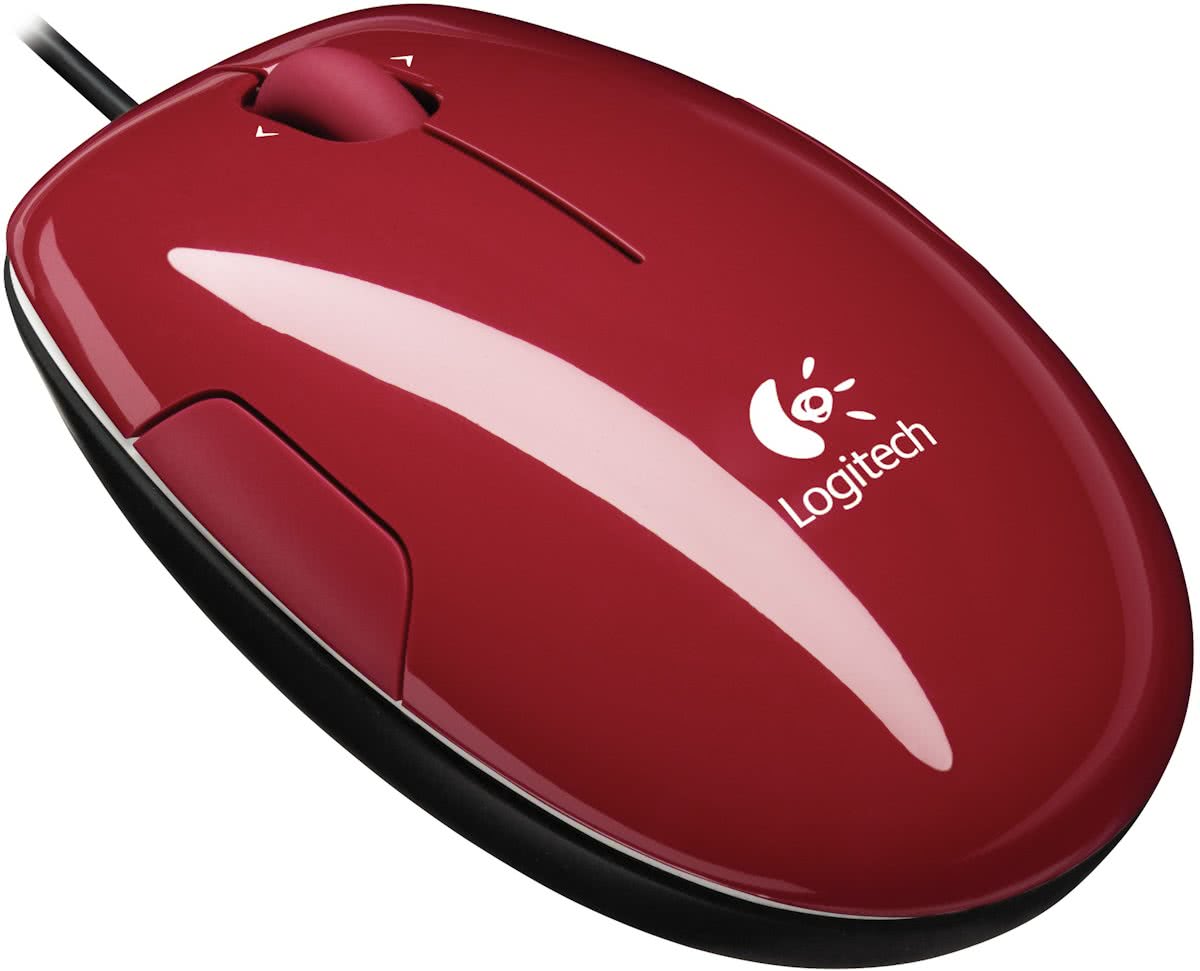Logitech M150 - Lasermuis - Rood
