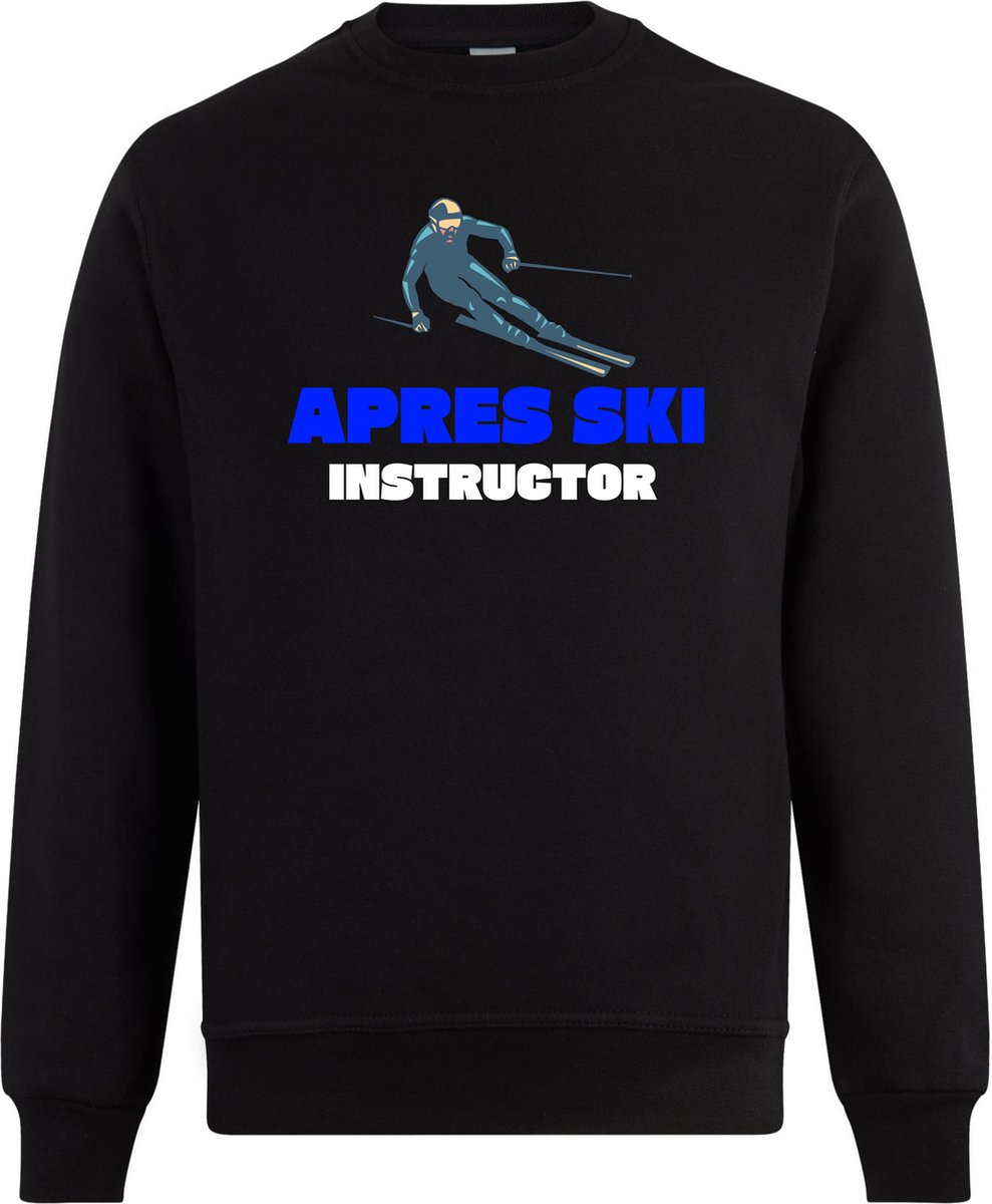 Apres ski instructor Trui voor Heren en Dames - Maat XL - Zwart - Apres ski kleding Heren - Apres ski kleding Dames - Ski Trui - Wintersportkleding - Wintersport - Ski kleding - apres ski verkleedkleren - apres ski party - après ski trui