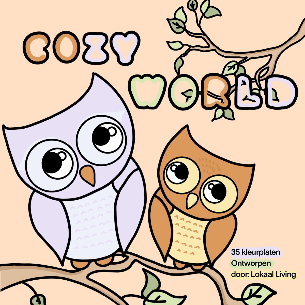 Lokaal Living - Kleurboek - Cozy world