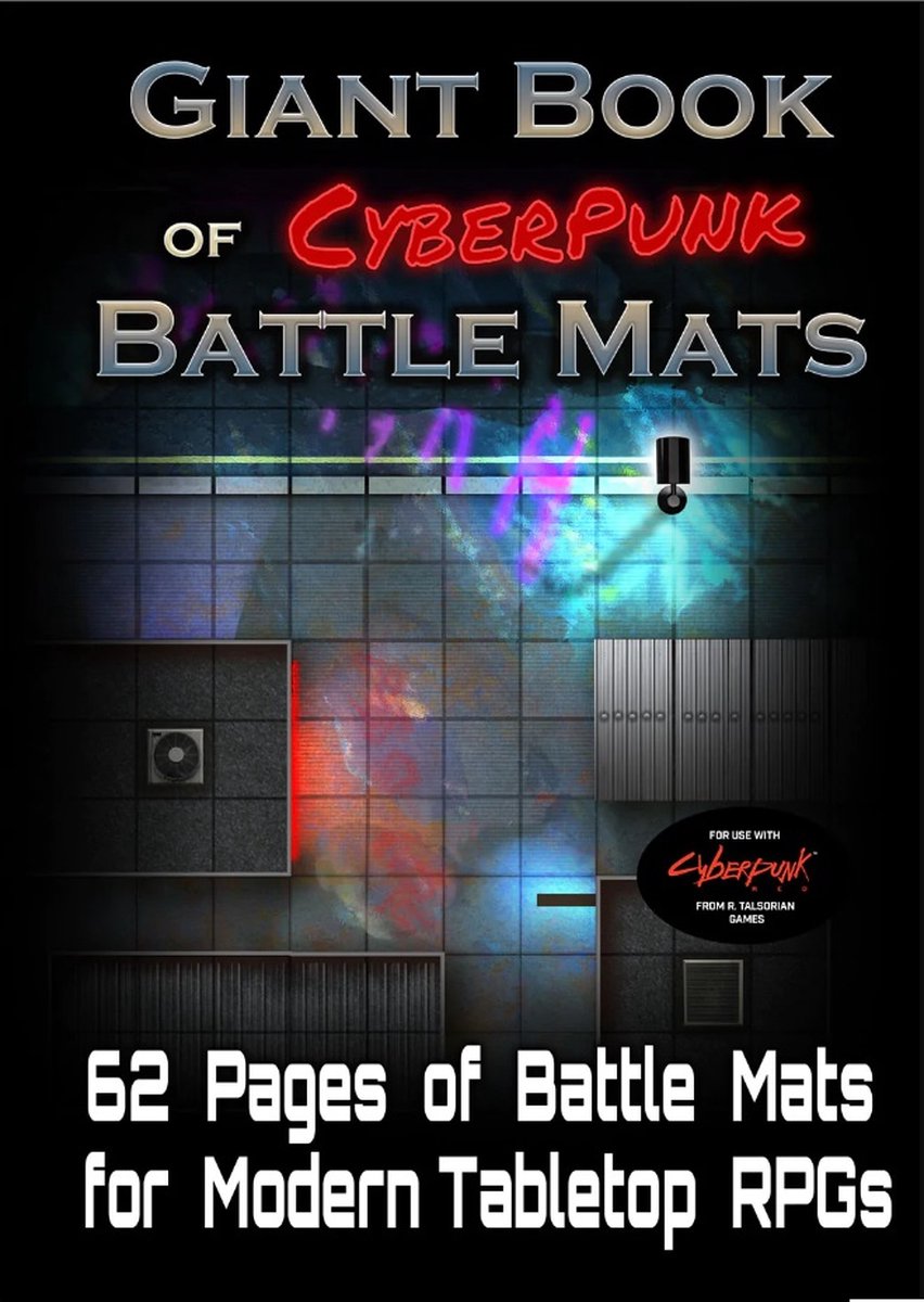 Giant Book of Cyberpunk Battle Mats (EN)
