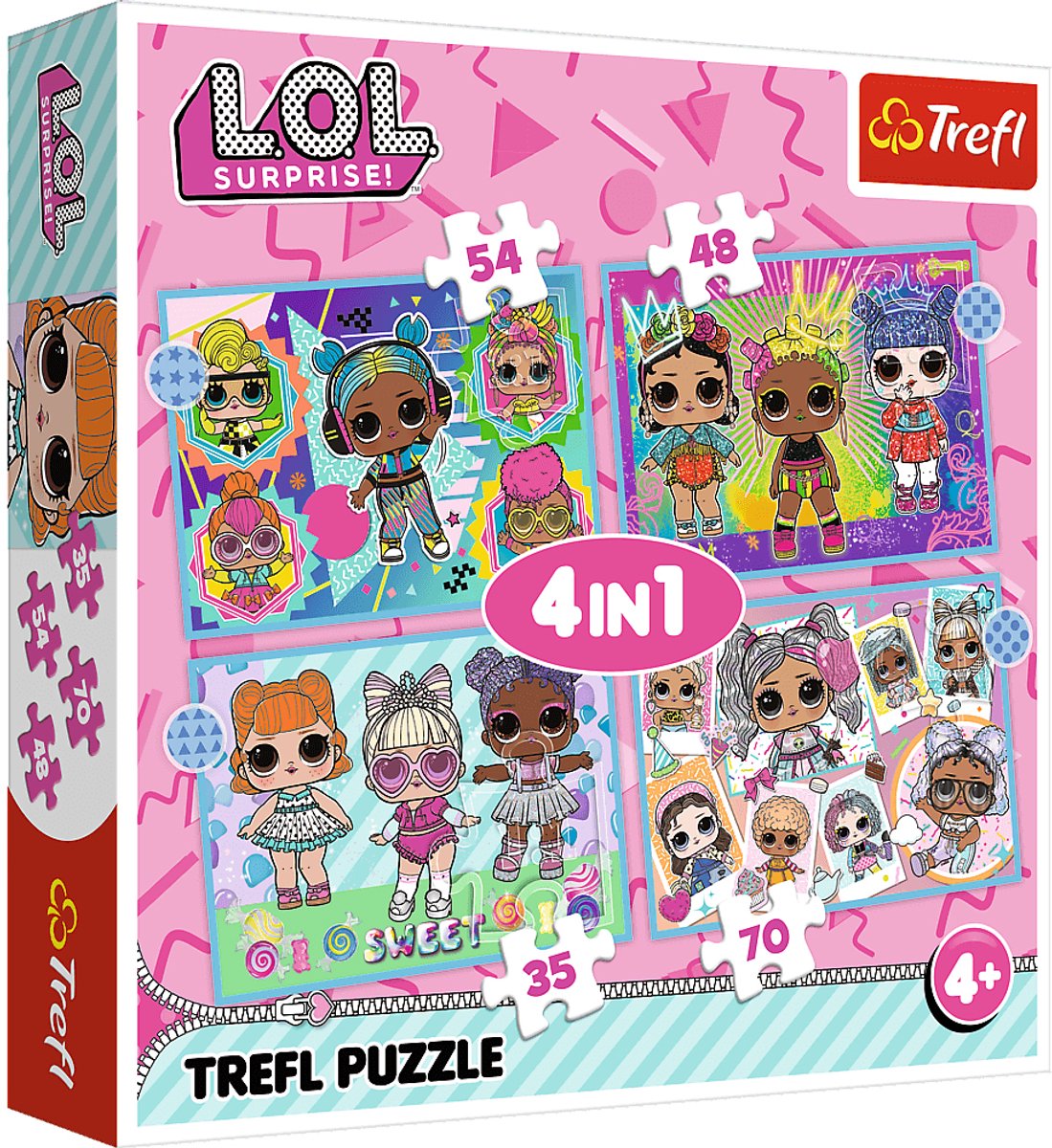 LOL Surprise (4-in-1) Puzzel - Fashionable Dolls