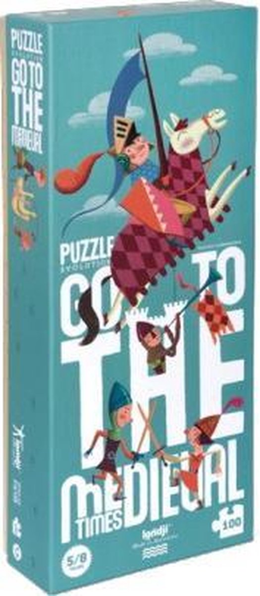Go to the medieval times puzzel 5+ jaar - Londji