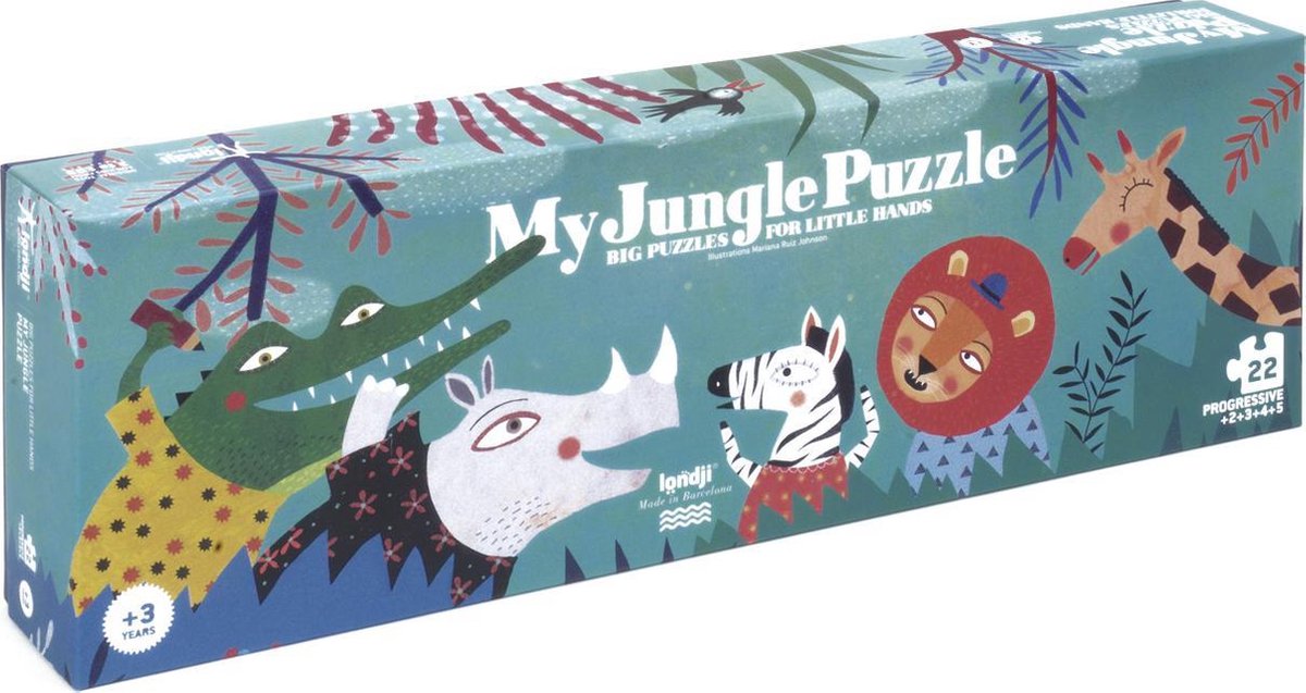 My jungle puzzel (3+) - Londji