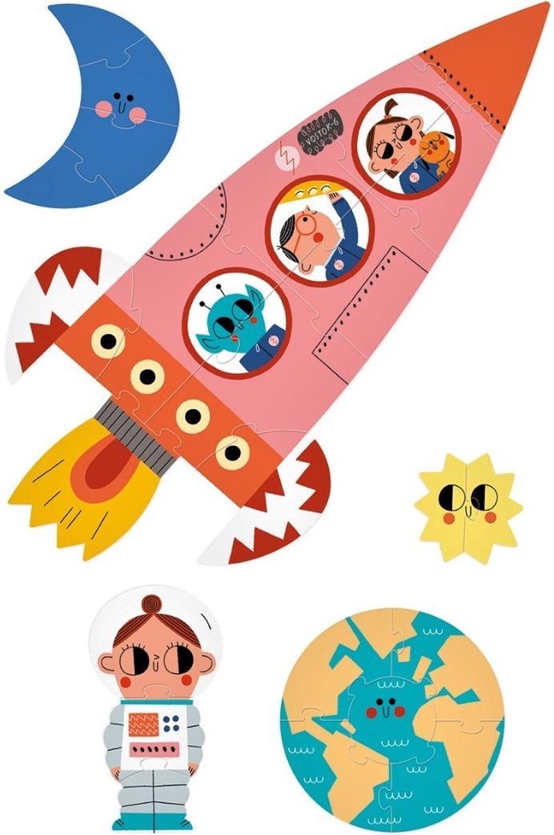 Valentina in space puzzel (3+) - Londji