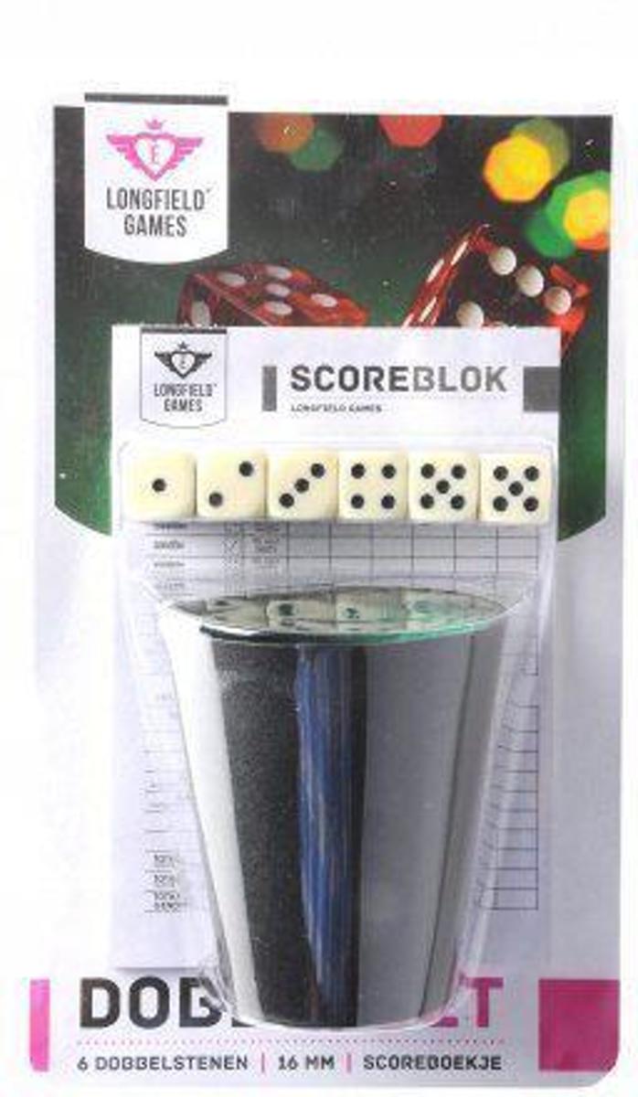 Longfield games Dobbelset met 6 dobbelstenen