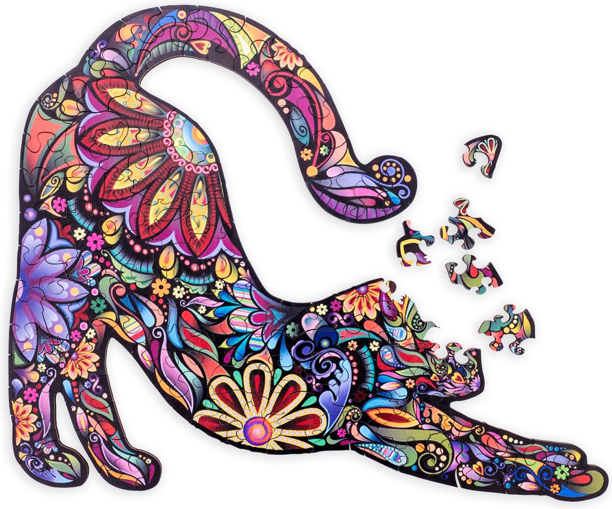 Houten puzzel Kat A3 formaat