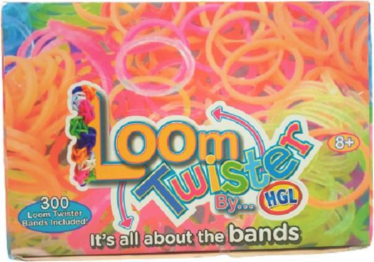 Loom Twister 14400 - XXL loombandjespakketmix incl. 48 haken en 48 zakjes s-clips