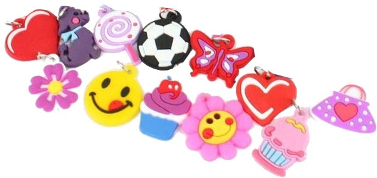 Loom Twister Accessoiresset Charms Loombands 12-delig