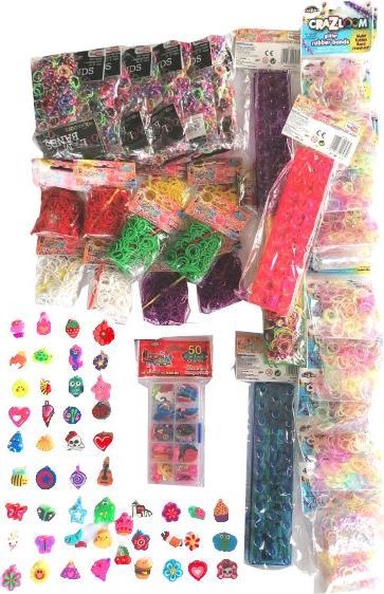 Loom Twister Loombandsset Mega Fun Mix Xxl 15000-delig